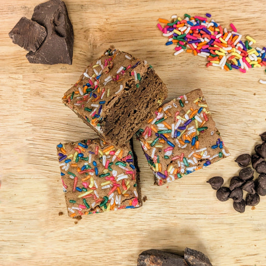 Birthday Brownie from above