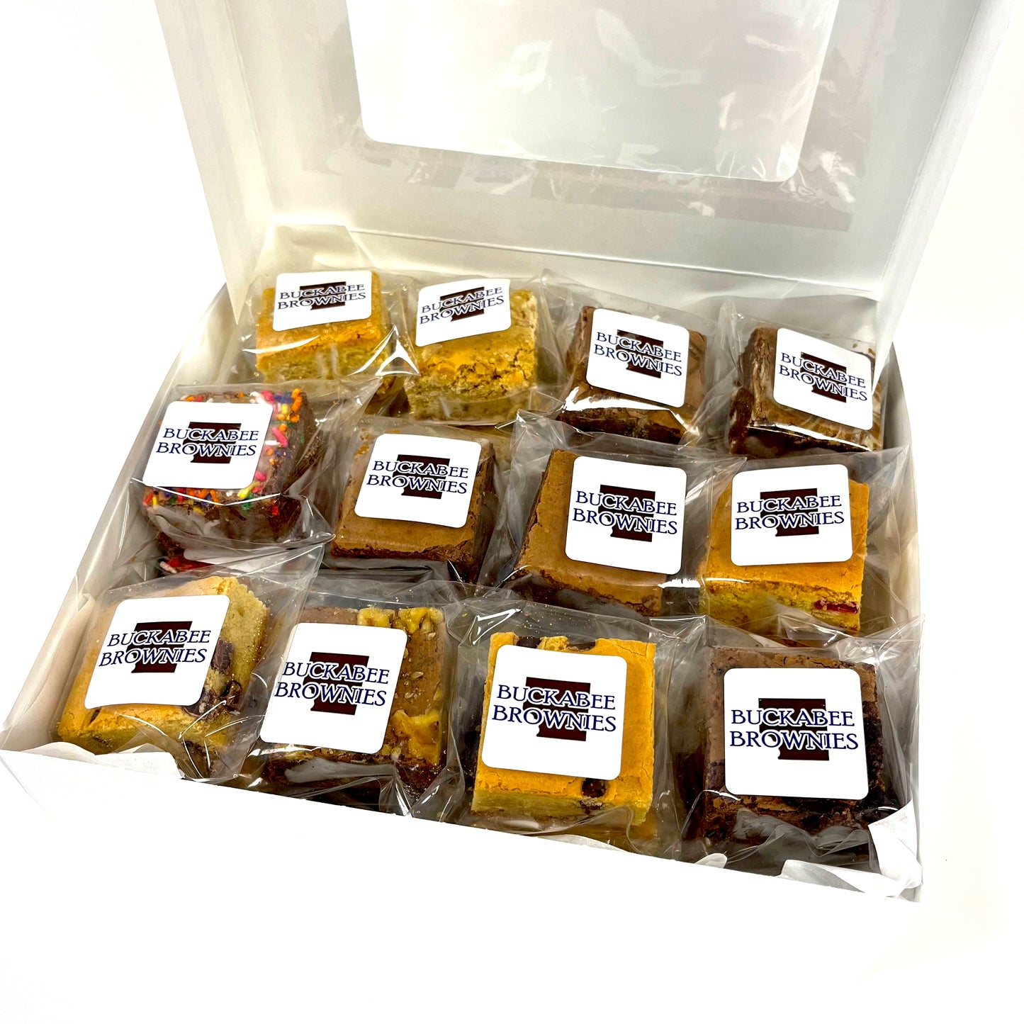 Shipped two dozen variety assorted brownies and blondies