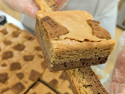 Biscoff Brookie closeup