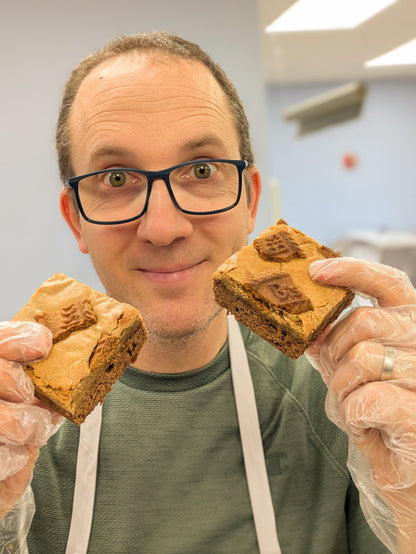 Biscoff Brookie with Tom