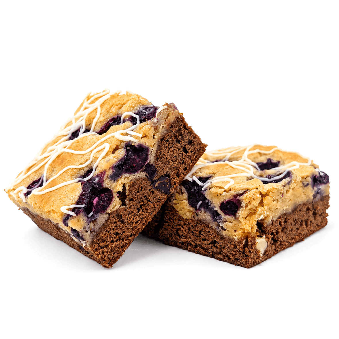 Blueberry Orange Chocolate Brookie