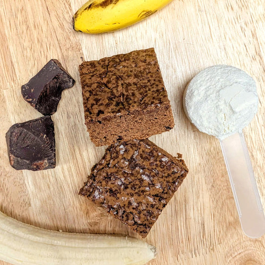 Large Chocolate Banana Protein Brownie (GF)