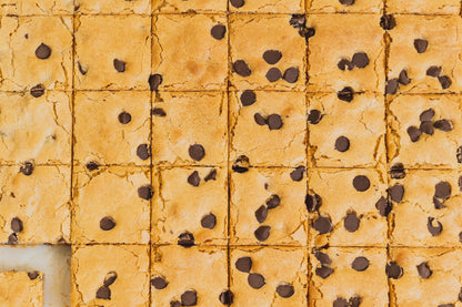 Chocolate Chip Blondies whole pan