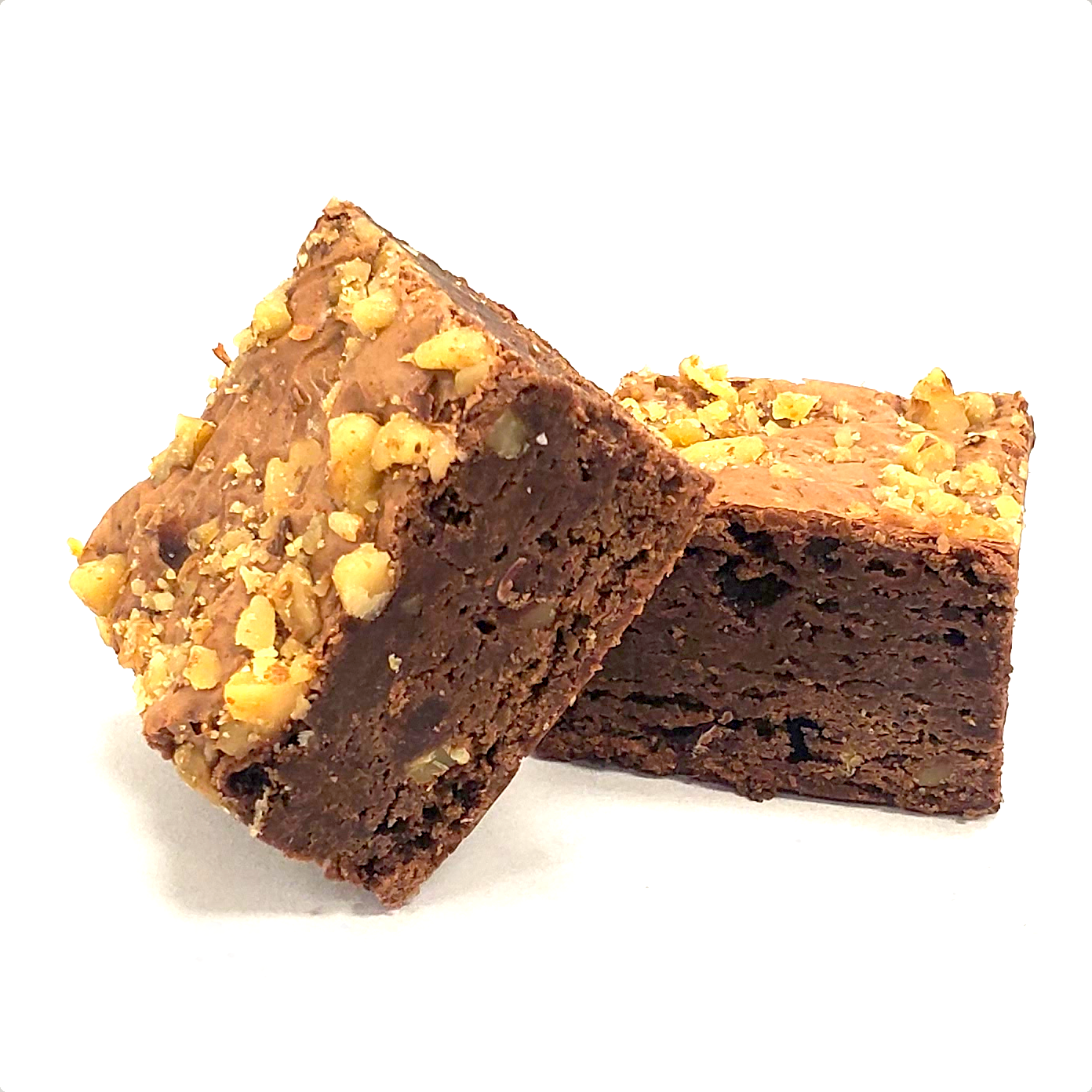Chocolate Walnut Brownie Duo