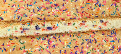 Confetti Blondie cut in pan long cut