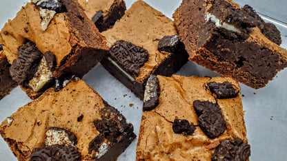 Cookies & Cream Brownie pile