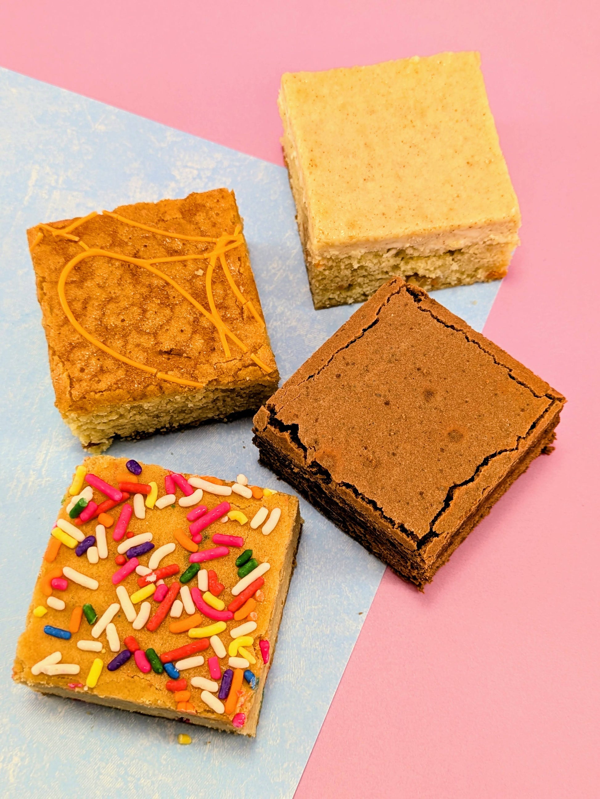 Easter Brownies closeup