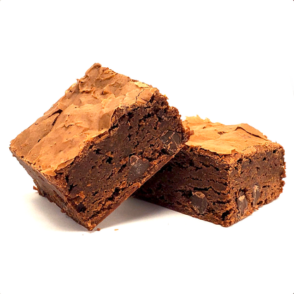 Fudgy Chocolate Brownies Duo