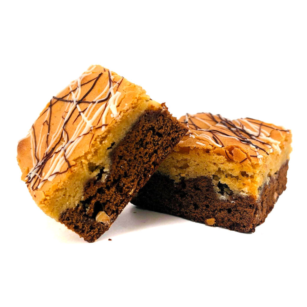 Large Coffee & White Chocolate Brookie Duo