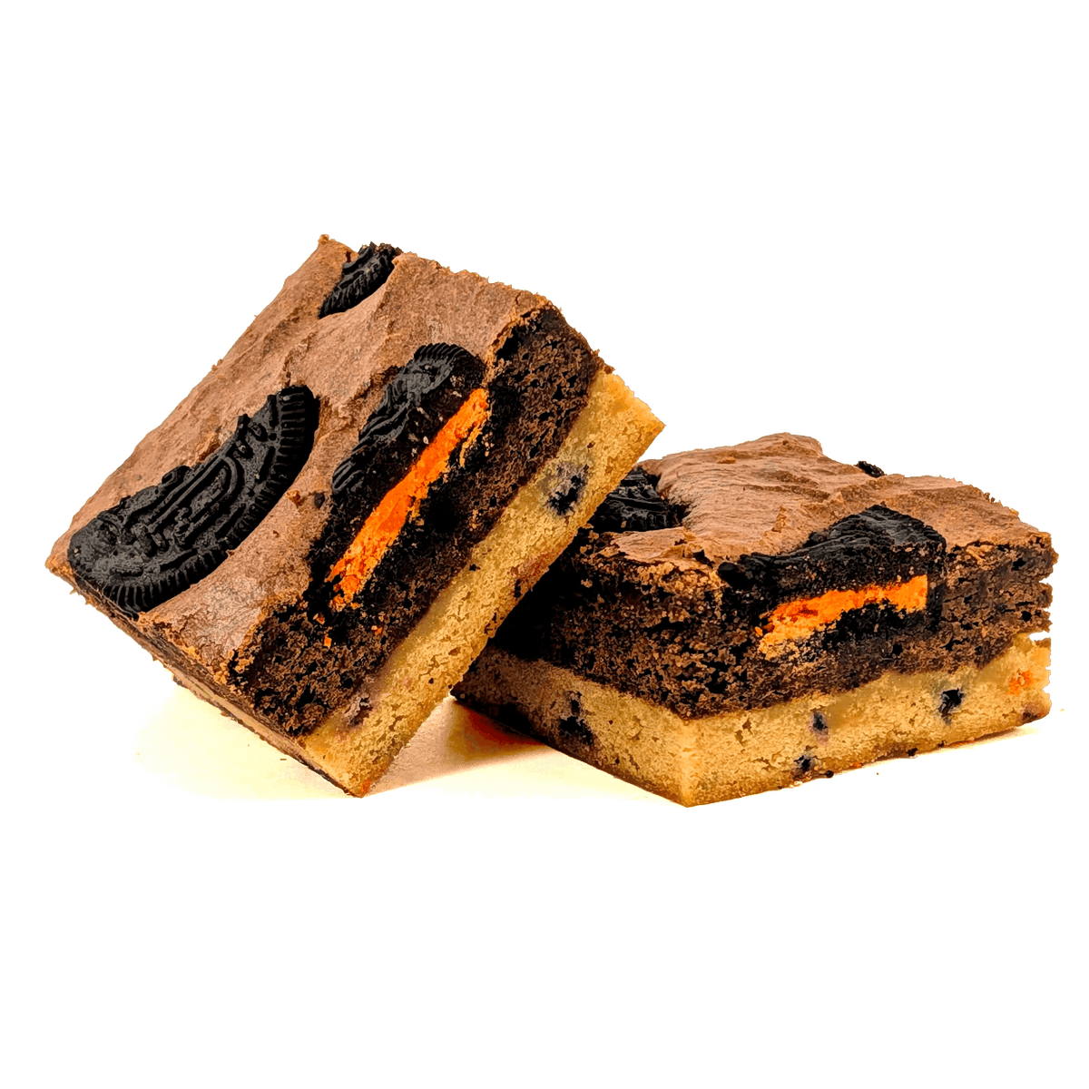 Large Halloween Cookies, Cream & Confetti Brookie Duo