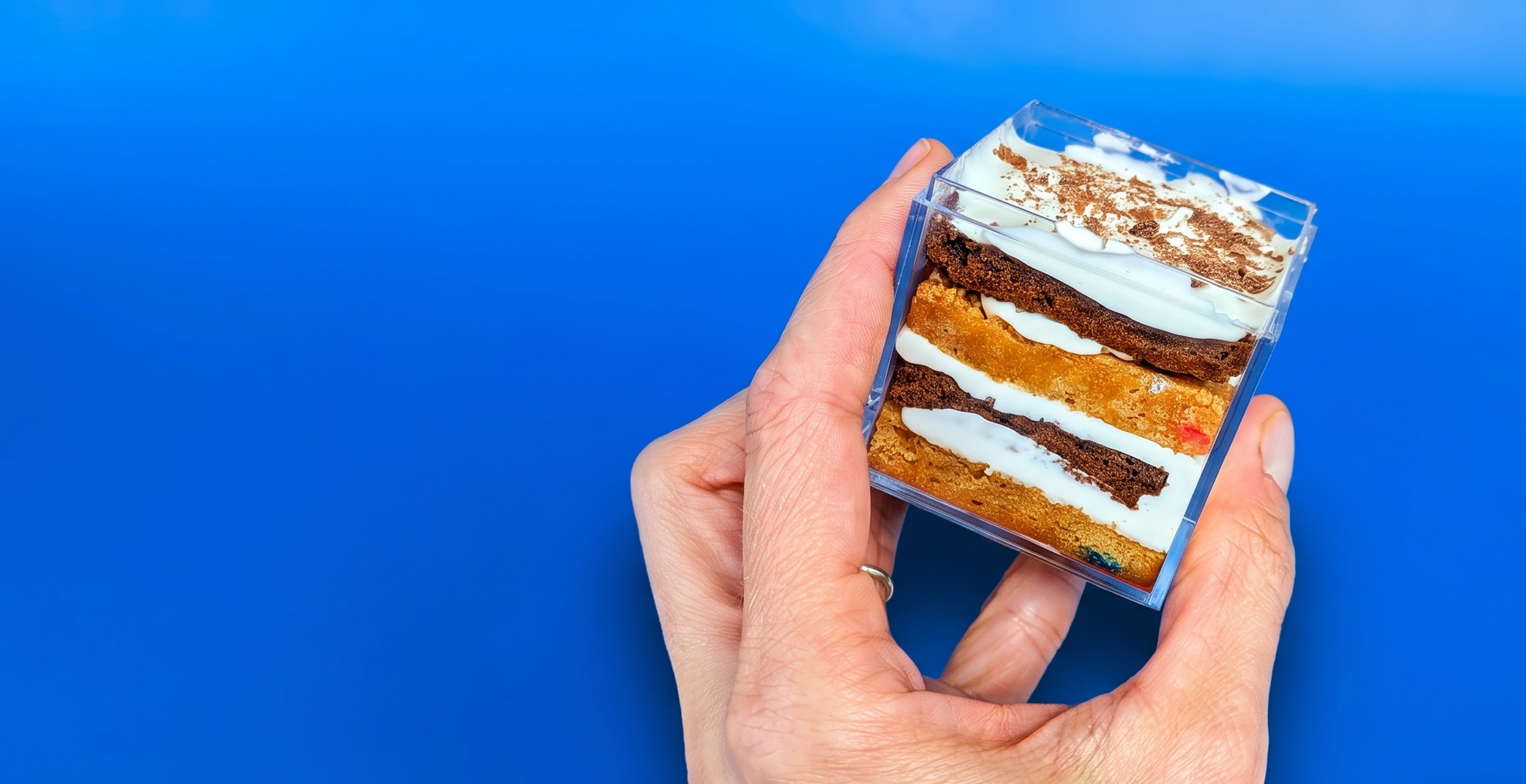Not Tiramisu in hand