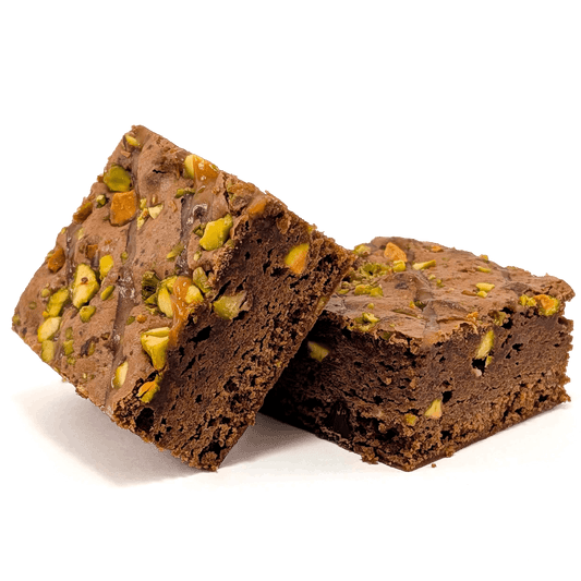 Pistachio Caramel Brownie
