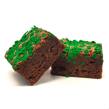 Shamrock Brownie Duo for St. Patrick's Day