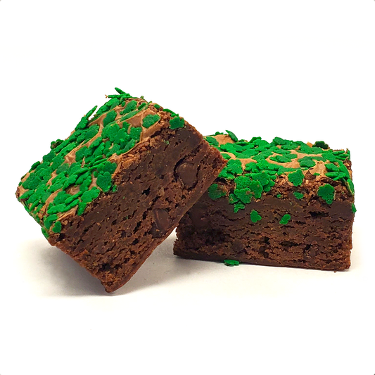 Shamrock Brownie Duo for St. Patrick's Day