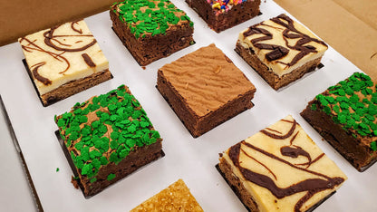 Shamrock Sprinkles Brownie in St. Patrick's Box
