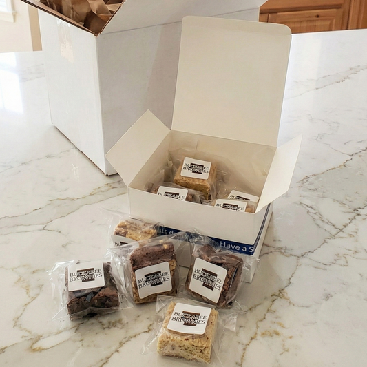 Shipped Dozen Gluten Free Brownies and Blondies open box