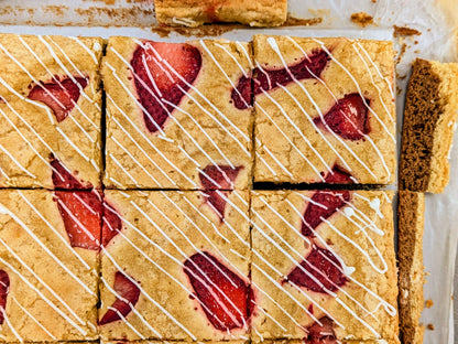 Large Strawberry White Chocolate Brookie