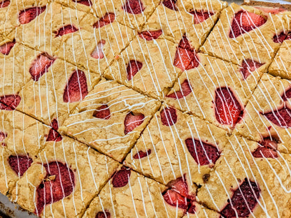 Large Strawberry White Chocolate Brookie