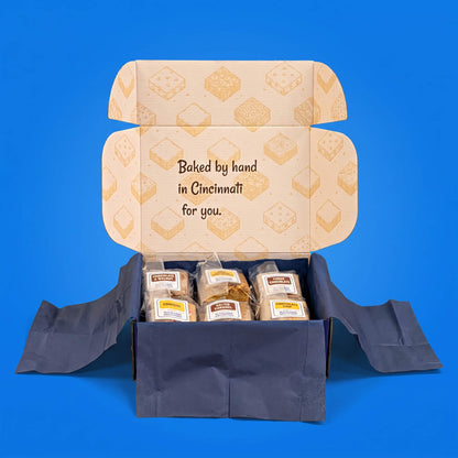 The Buckabee Experience Shipped Box Open Brownies In