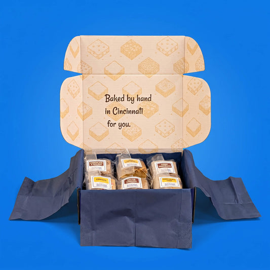The Buckabee Experience Shipped Box Open Brownies In