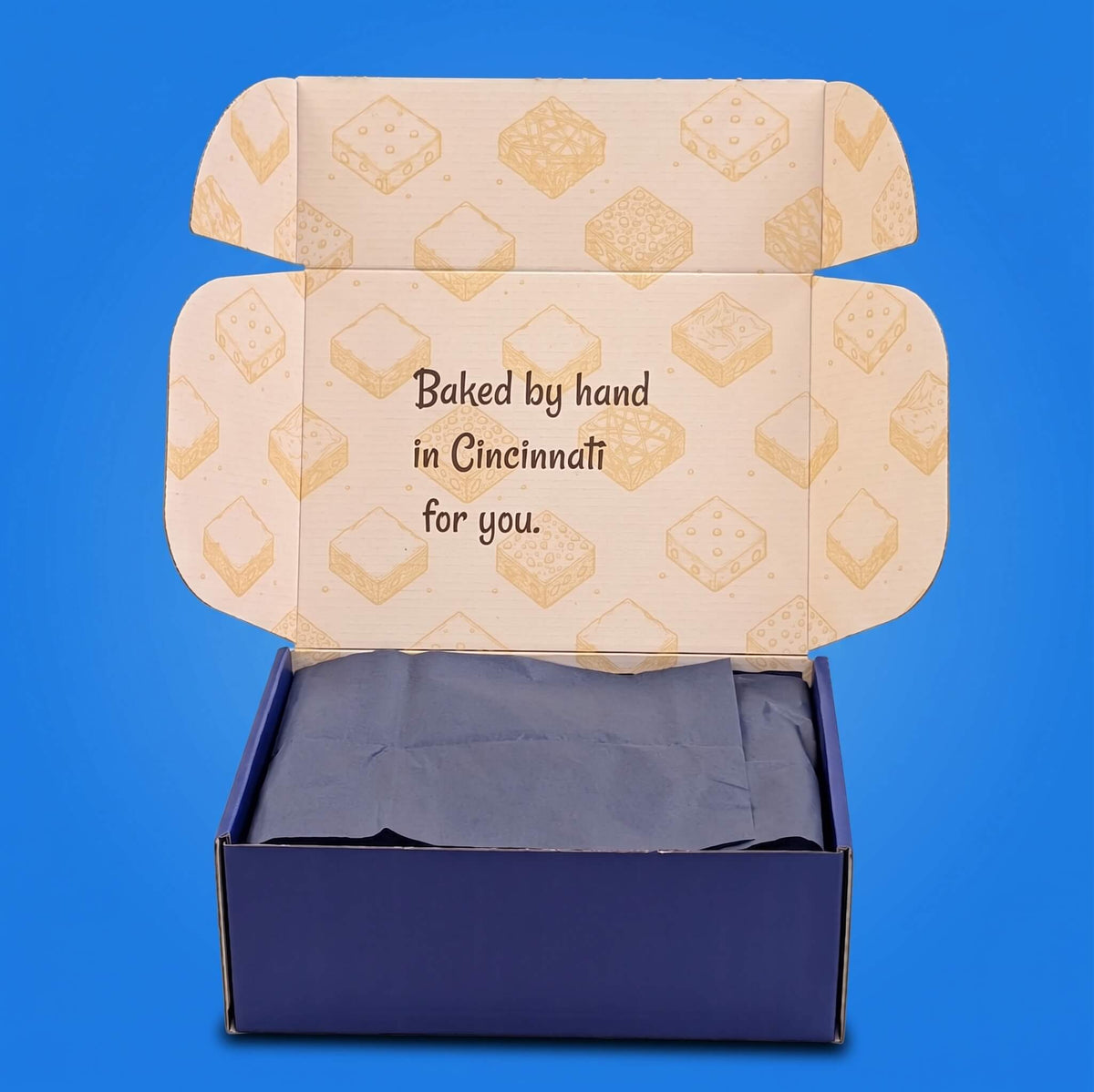 The Buckabee Experience Shipped Box Open Tissue Closed