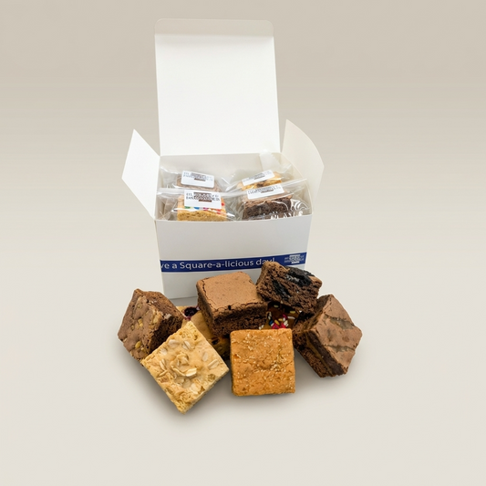 The Buckabee Experience Shipped Dozen open with brownies