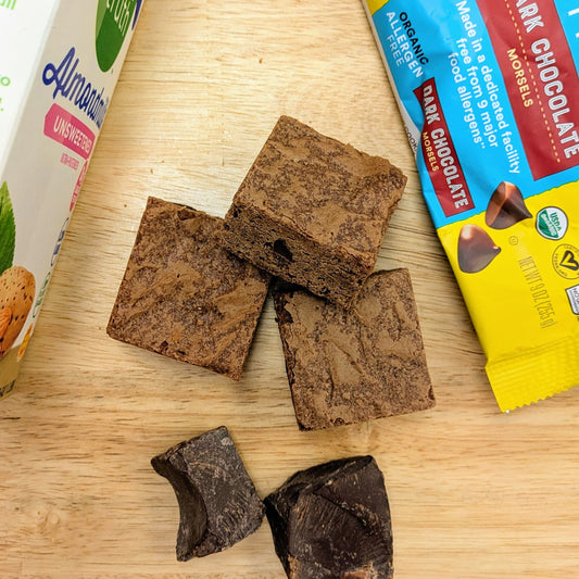 Vegan Fudgy Chocolate Brownies Top