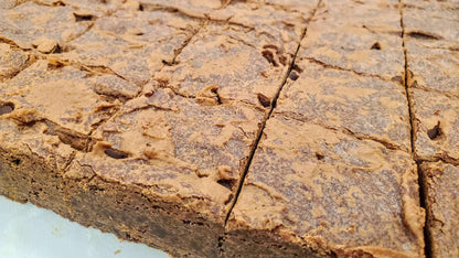 Vegan Fudgy Chocolate Brownies in pan